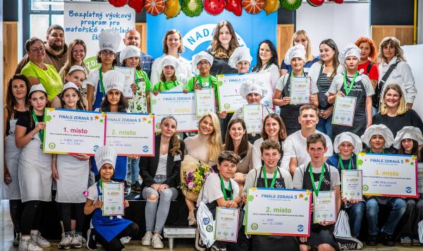 Známe vítěze soutěže Finále Zdravé 5. Do dětské kuchařské soutěže se zapojilo rekordních 550 týmů