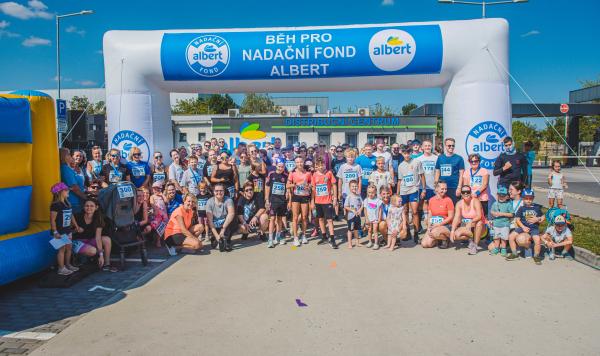 Běh pro Nadační fond Albert v Olomouci spojil více než 300 lidí